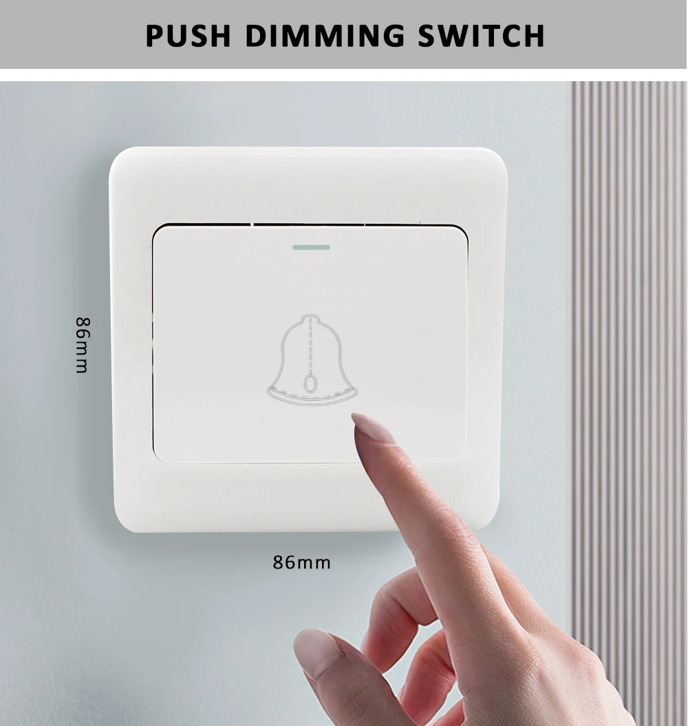 V1 LED Dimmer 12V 24V 36V RT6 4 Zone Single Color LED Strip Dimming Kit Wireless 2.4G RF Remote Control Push Switch Dimer