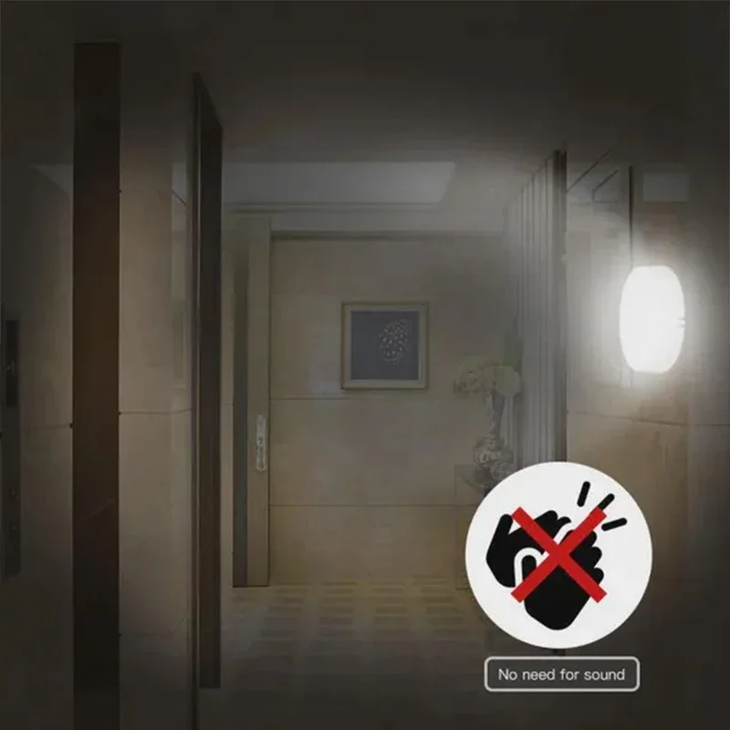 Motion Sensor LED Night Light USB Rechargeable Night Lamp For Kitchen Cabinet Wardrobe Lamp Staircase Wireless LED Closet Light