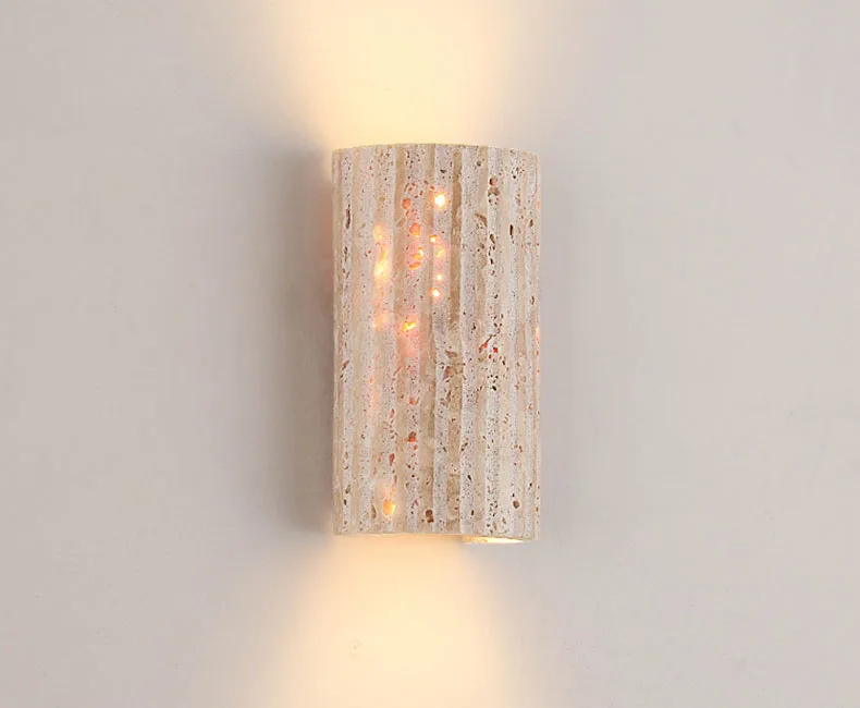 Three-dimensional Natural Stone Wall Light Outdoor 3000K For Living Room Bedroom Stairs Corridor Indoor Art Deco