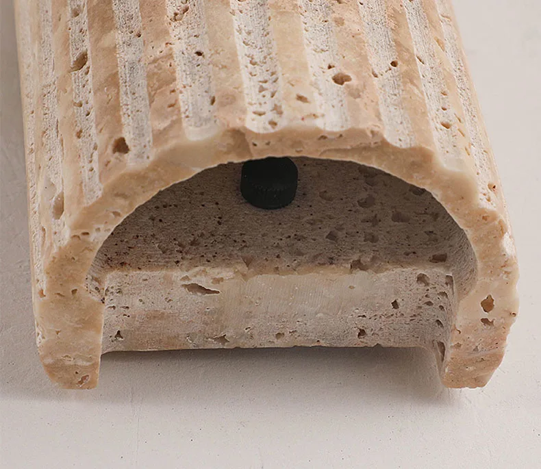 Three-dimensional Natural Stone Wall Light Outdoor 3000K For Living Room Bedroom Stairs Corridor Indoor Art Deco