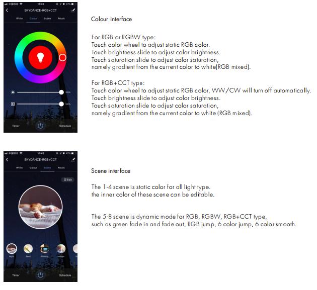 WT5 WiFi / WB5 Bluetooth 5 in1 Smart RF Controller Compatible Tuya Voice control for Single Color RGB,RGBW,RGB+CCT,CCT LED Strip