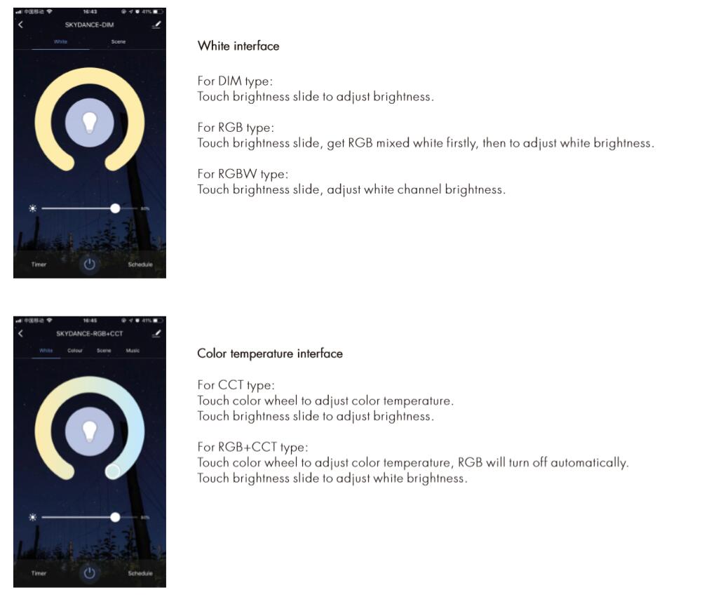 WT5 WiFi / WB5 Bluetooth 5 in1 Smart RF Controller Compatible Tuya Voice control for Single Color RGB,RGBW,RGB+CCT,CCT LED Strip