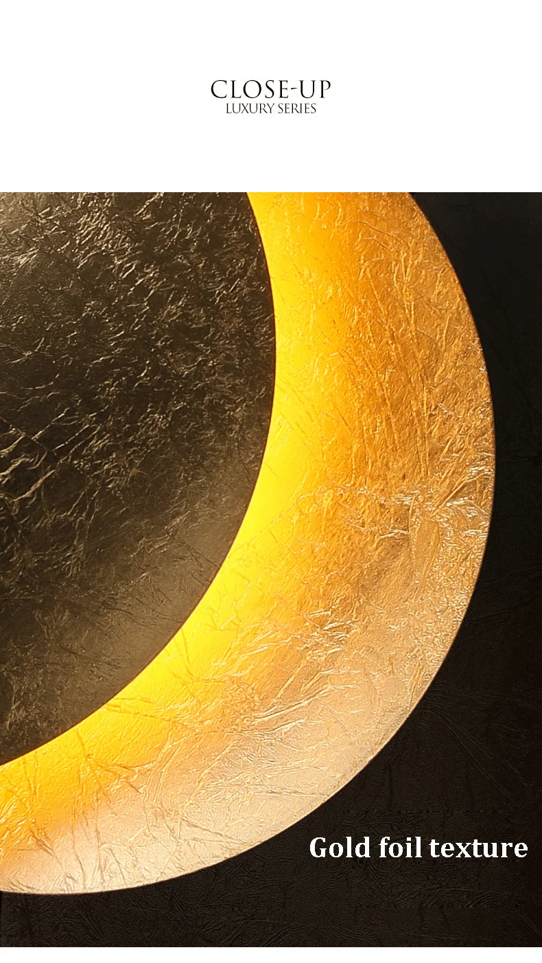 Moon Concept Solar Eclipse Wall Lamp Nordic Vintage Decoration Lighting Sconces Fixture for Aisle Stairs Study Bedroom Bedside