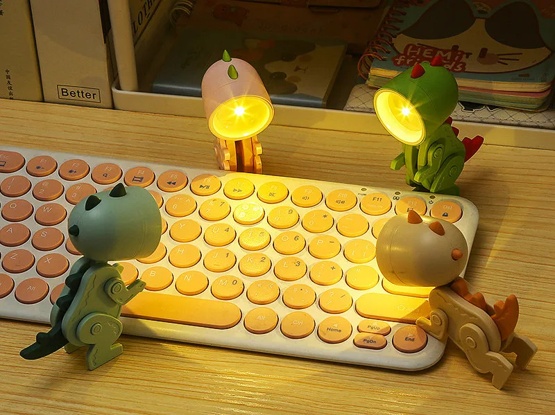 Mini Night Light LED Cartoon Cute Hero Police Desk Lamp Desktop Ornament Bedside Bedroom Table Lights Children Boy Holiday Gifts