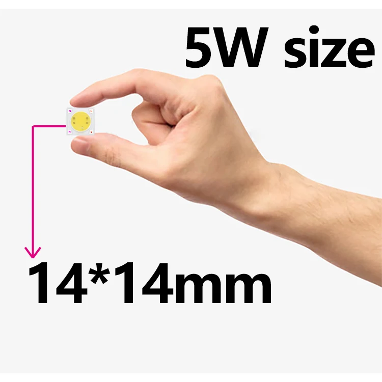 10 Pieces LED COB 5W Chip 50W LED Bulb, 10W 20W 30W LED Light Bulbs Lamp 220V, LED Matrix for Outdoor Indoor Flood Light, White