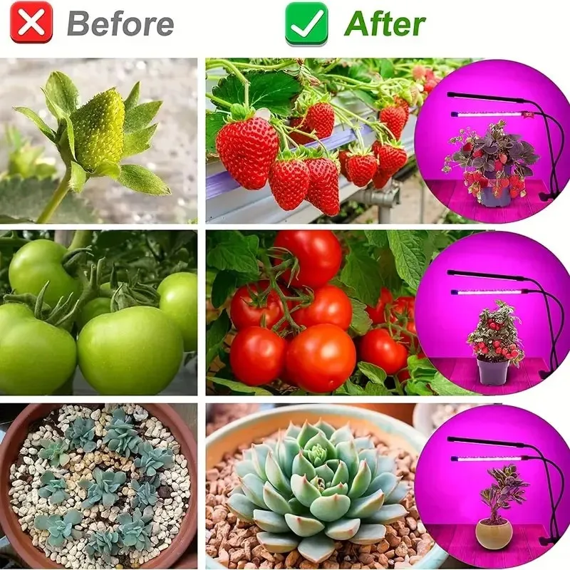 5v USB LED Plant Grow Light Full Spectrum Hydroponic Bulb LED Indoor Plant Light Greenhouse Vegetable Flower Grow Light Grow Box