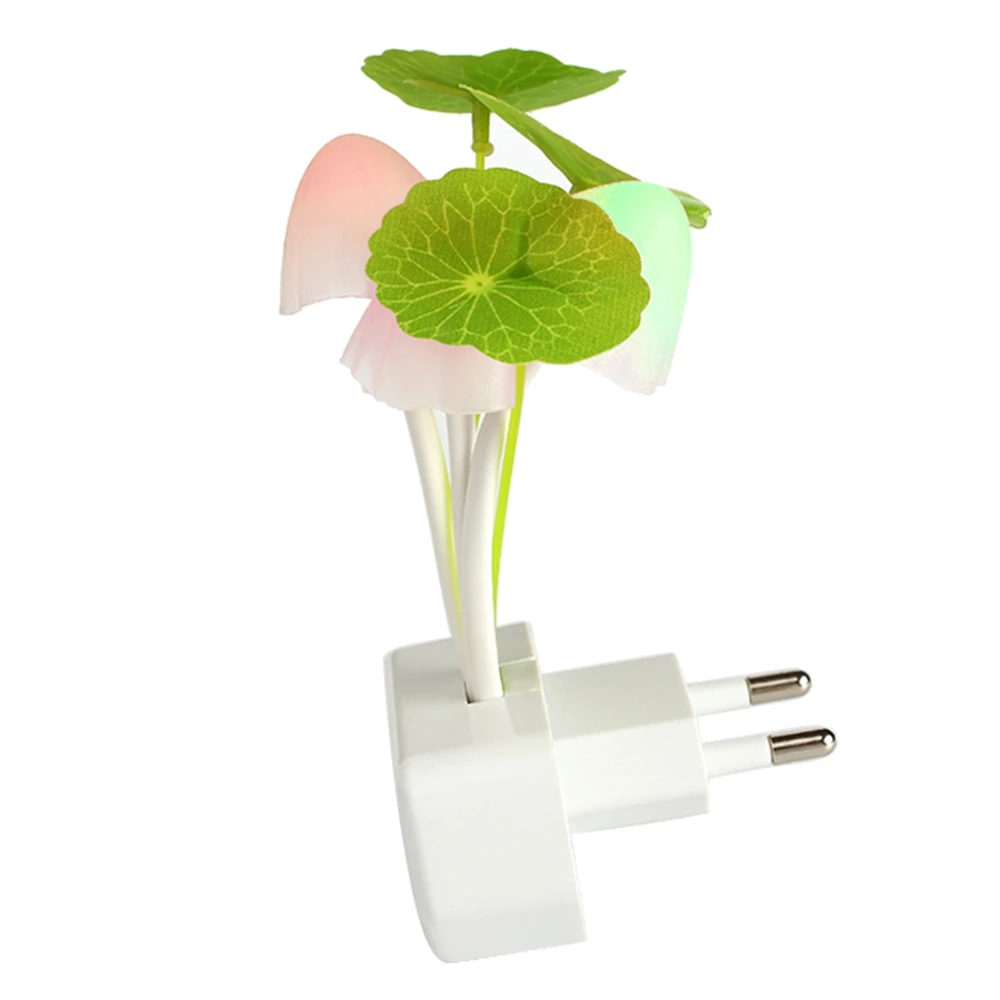 European Plug Sensor LED Beautiful Light Sensor Romantic abajur infantil Mushroom Night Light Dreambed Illumination
