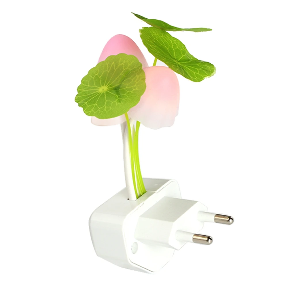 European Plug Sensor LED Beautiful Light Sensor Romantic abajur infantil Mushroom Night Light Dreambed Illumination