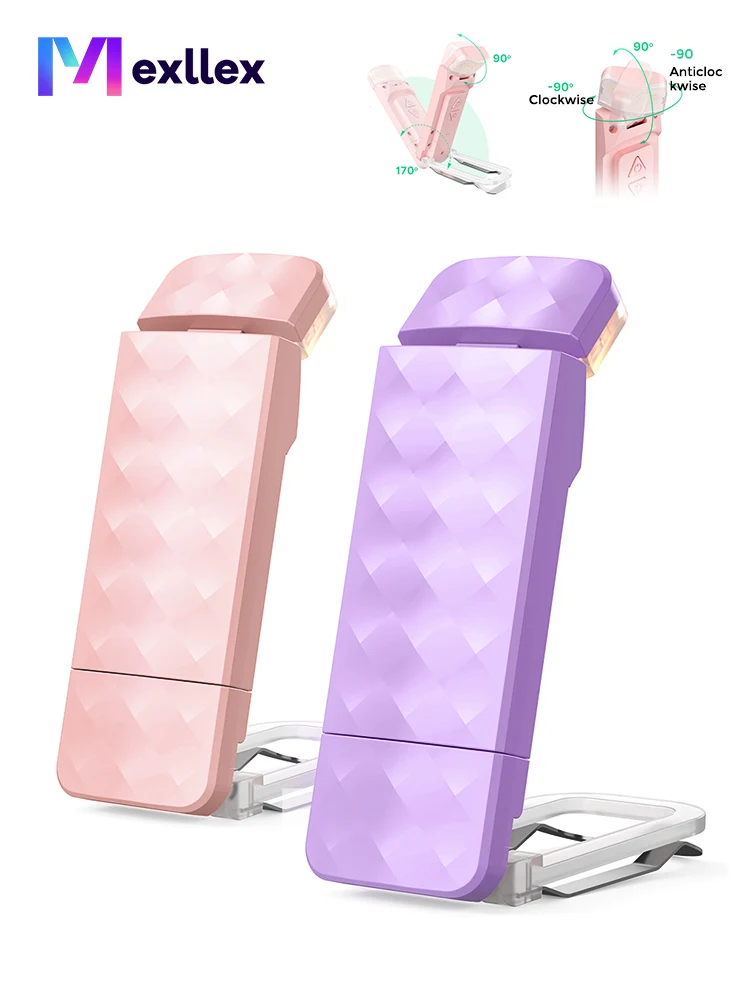 Rechargeable Reading Light with 3 Color & 5 Brightness, Adjustable Angles Portable Book Lamp for Bed,30 Mins Timer for Kids Room
