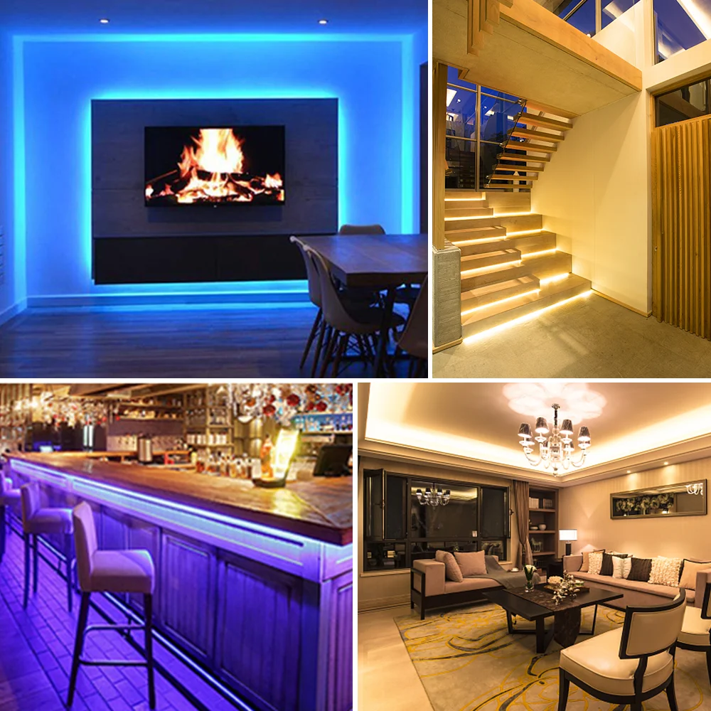 5V 2835 LED Strip Light USB 60Leds/m Flexible Fita Led Tape With Switch White Warm White Waterproof LED Lights for Room Decor