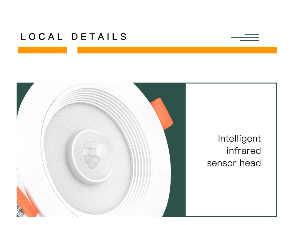 20W 15W 10W 5W PIR Motion Sensor Downlight AC85-265V Recessed Ceiling Light For Corridor Living Room Kitchen Decor Lighting