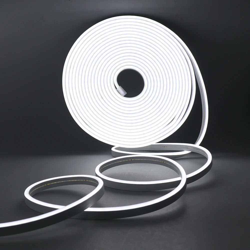 24V Neon Led Strip Lights 2835 IP67 Waterproof Soft Neon Rope Light Orange Red Blue Green White Pink Yellow for Home Decoration