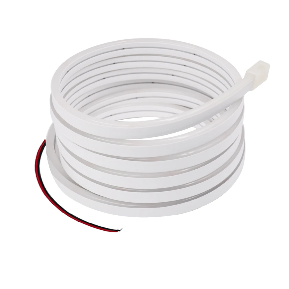 24V Neon Led Strip Lights 2835 IP67 Waterproof Soft Neon Rope Light Orange Red Blue Green White Pink Yellow for Home Decoration