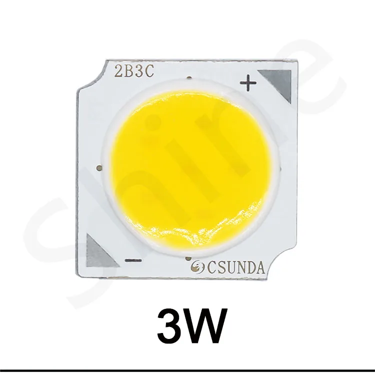 10pcs 3W/5W/7W/10W 6500K/4000K/3000K LED COB Light Beads 1313 Ra≥70 LED Lamp Bead LED Bulb Chip Spot Light Downlight Diode Lamp