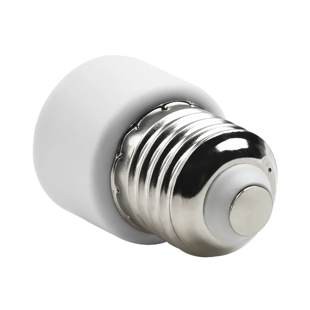 1pc Hot Sell Practical White E27 Plug Bulb Holder Light Fixture Bulb Base Adapter Lamp Socket U S /EU