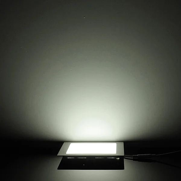 Ultra Thin Design Dimmable 3W 6W 9W12W 15W 25W LED Ceiling Recessed Grid Downlight Square LED Panel Light Free Shipping