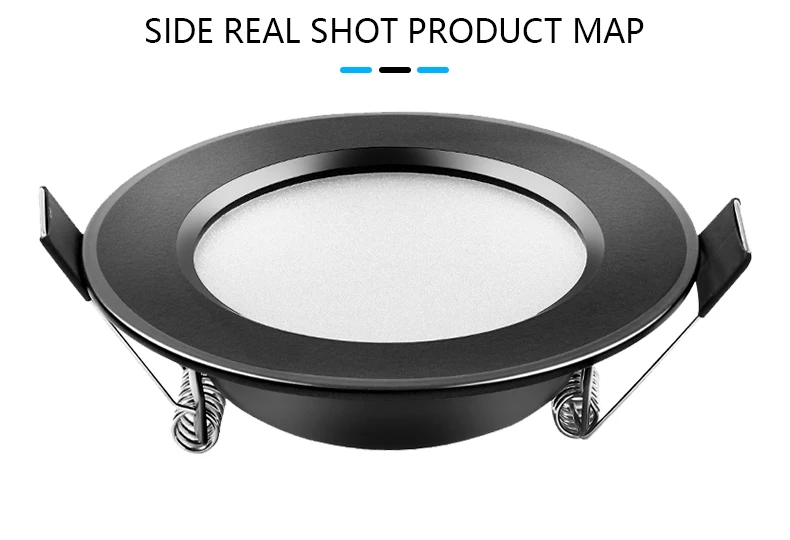 LED Downlight Ceiling Light Black Lamps Waterproof 5W 9W 12W 15W 18W AC 220V 230V 110V Spot IP65 LED Downlight Lamp