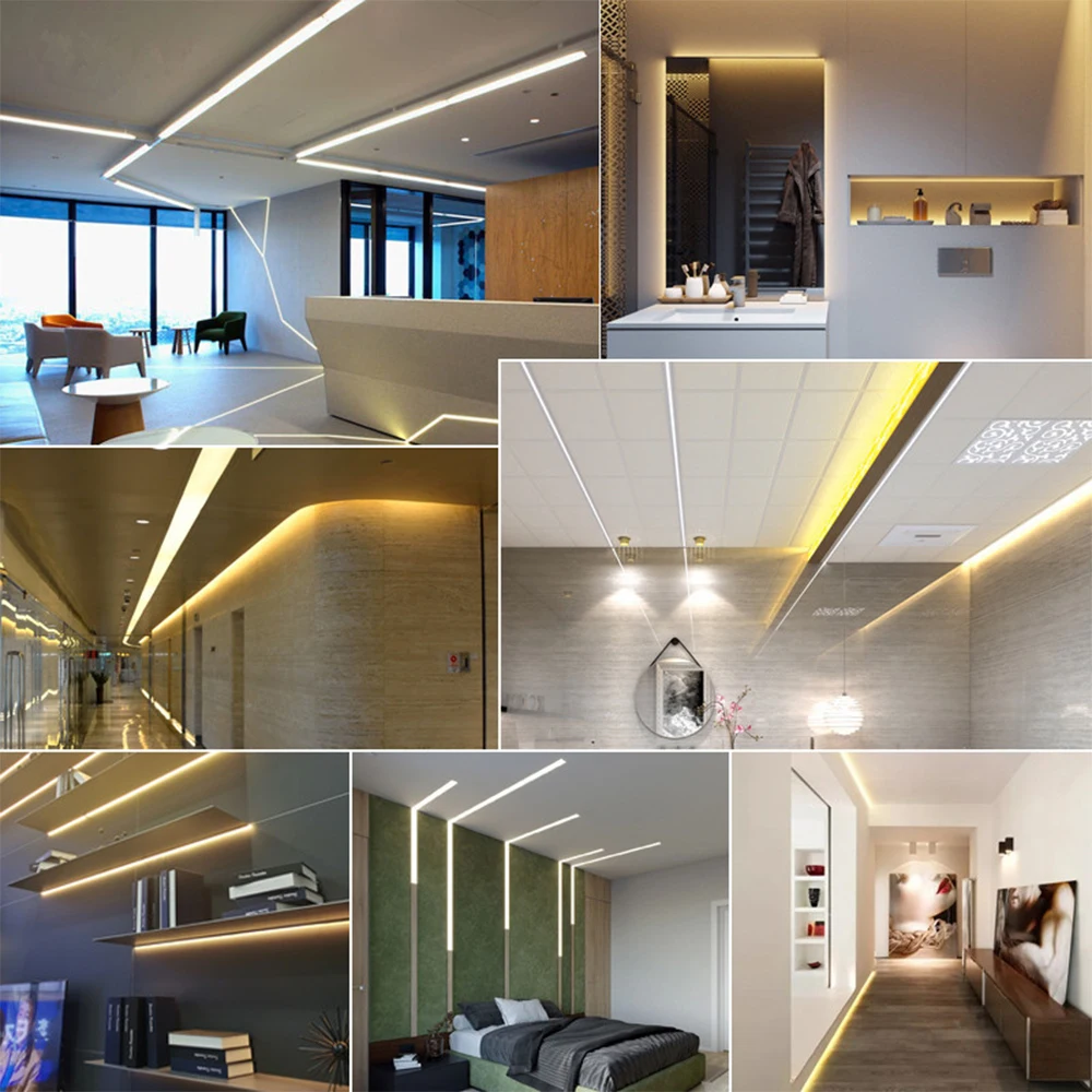 New 12V COB Led Strip With Switch Power Kit US EU UK AU Plug Flexible Light Tape Ra90 320 Leds High Density Linear Lighting
