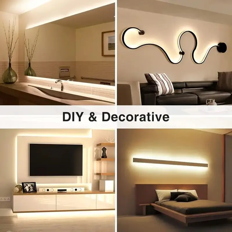 Touch Sensor LED Strip Lights Neon Sign 5V USB Dimmable Waterproof Neon Lamp Flexible Tape Silicone Bedroom Backlight DIY Decor
