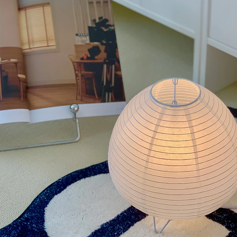 Nordic LED Table Lamp Interior Lighting Wabi Sabi Style Table Light Bedside Bedroom Living Study Home Decoration Desk Lamps