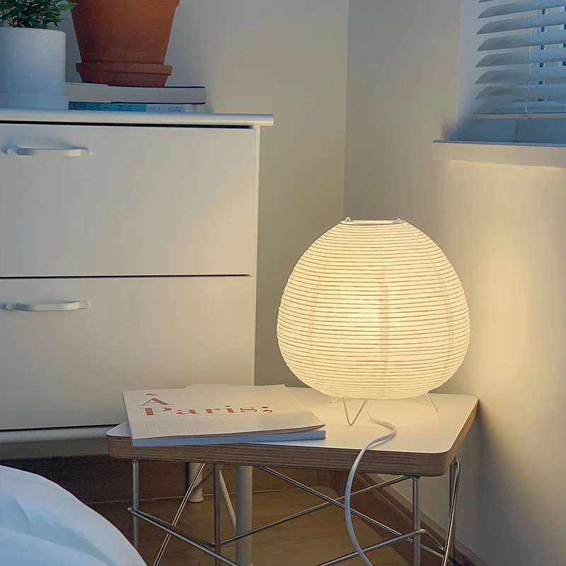 Nordic LED Table Lamp Interior Lighting Wabi Sabi Style Table Light Bedside Bedroom Living Study Home Decoration Desk Lamps