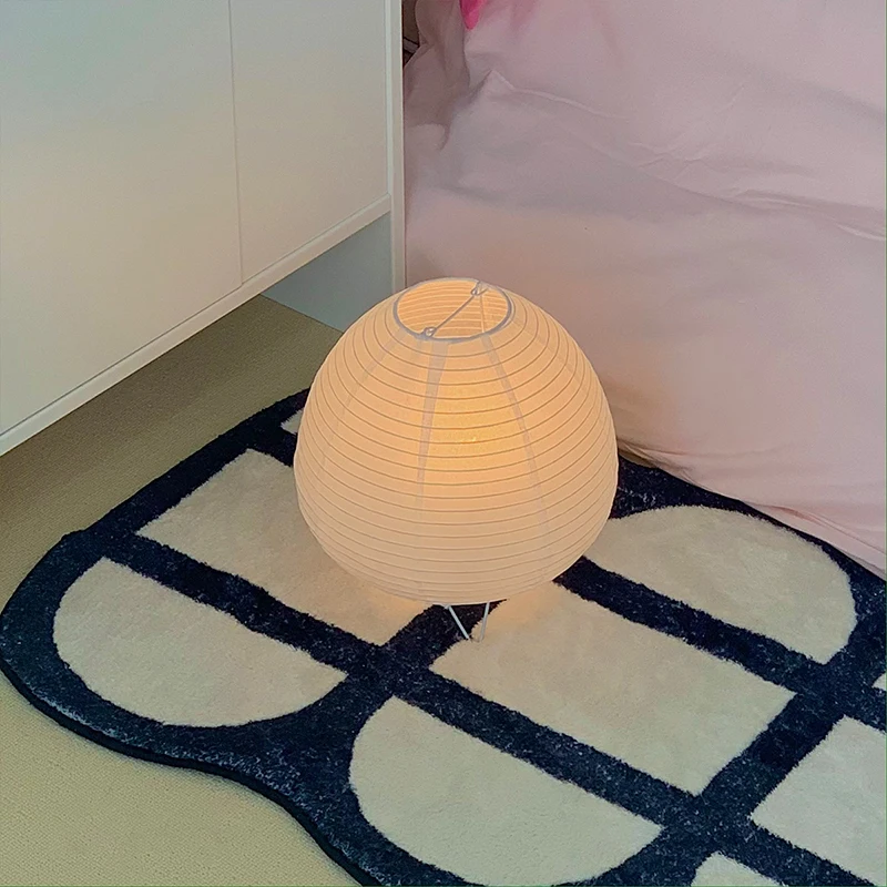 Nordic LED Table Lamp Interior Lighting Wabi Sabi Style Table Light Bedside Bedroom Living Study Home Decoration Desk Lamps
