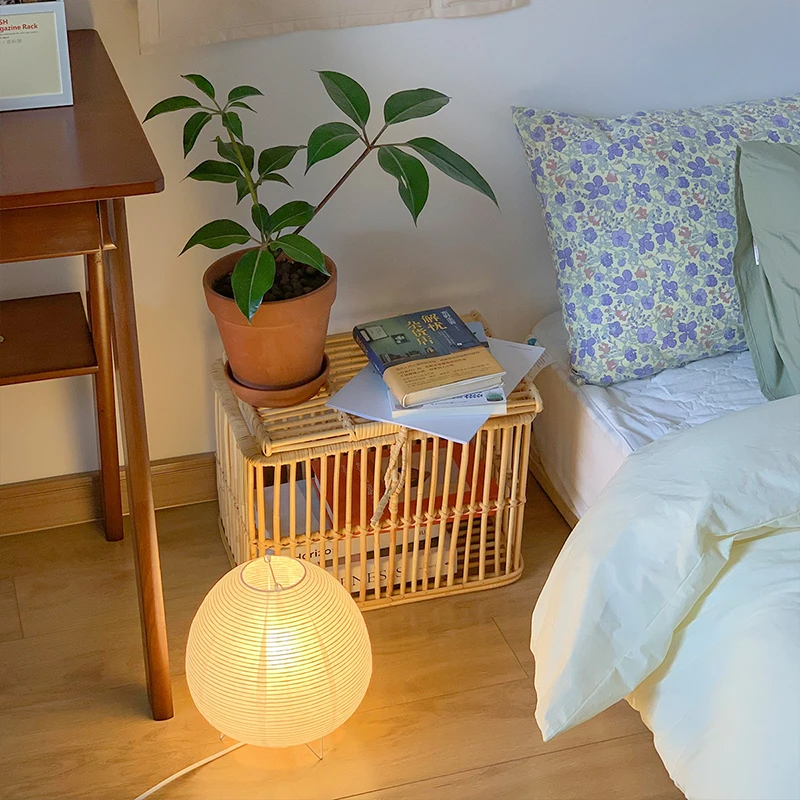 Nordic LED Table Lamp Interior Lighting Wabi Sabi Style Table Light Bedside Bedroom Living Study Home Decoration Desk Lamps