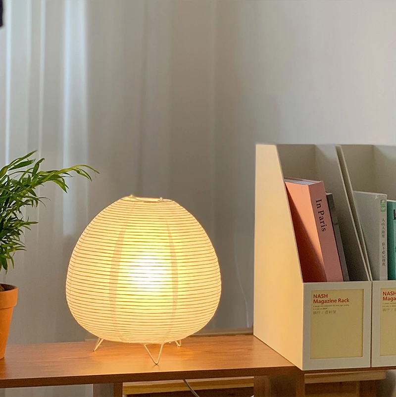 Nordic LED Table Lamp Interior Lighting Wabi Sabi Style Table Light Bedside Bedroom Living Study Home Decoration Desk Lamps