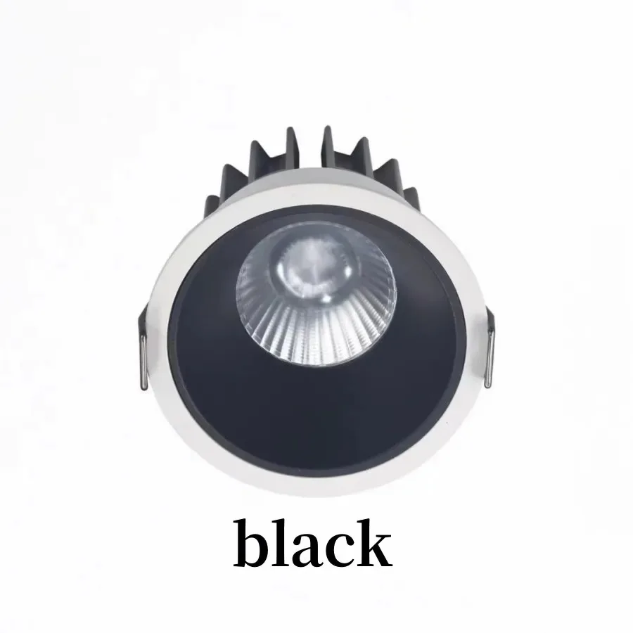 Recessed Ceiling Lamp Narrow Frame Anti-Glare Cob Spotlights Dimmable 5W7W10W15W18W20W Led Downlight AC85-265V Interior Lighting