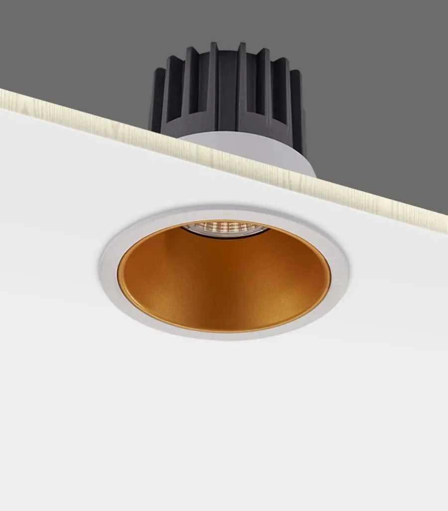 Recessed Ceiling Lamp Narrow Frame Anti-Glare Cob Spotlights Dimmable 5W7W10W15W18W20W Led Downlight AC85-265V Interior Lighting