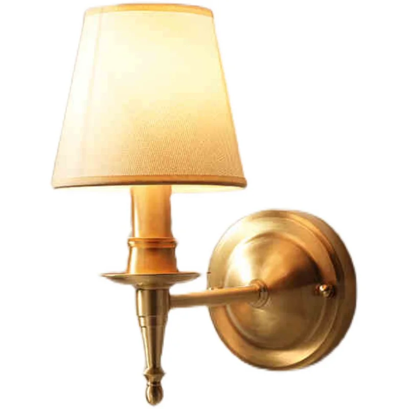 Full Copper American Wall Lamp Mirror Light Modern Led Wall Light for Home Decor Living Room Bedroom Sconce Industrial Luminaire