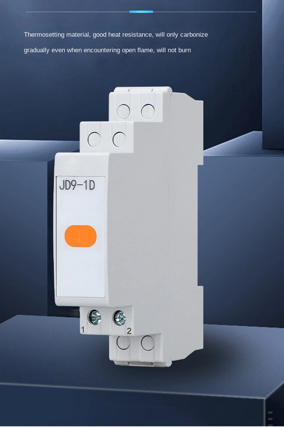 Din Rail type Power indicator light LED signal light 220v 24v Distribution box Thin Style 1P Warning lights red green Display