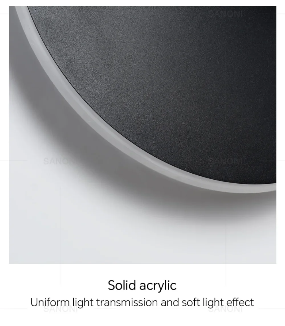 LED Round Wall Lamps Lighting Touch Switch Porch Sensor Interior Modern Minimalist Style Bedroom Stair Background Wall Sconces