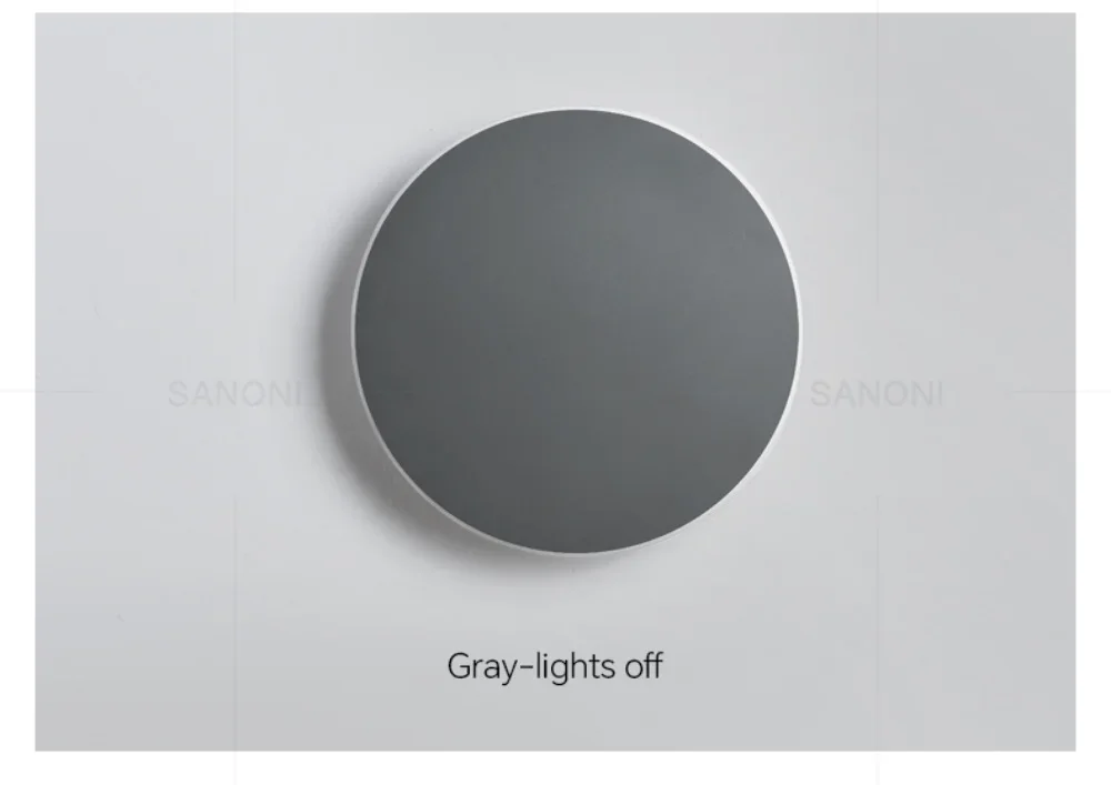 LED Round Wall Lamps Lighting Touch Switch Porch Sensor Interior Modern Minimalist Style Bedroom Stair Background Wall Sconces