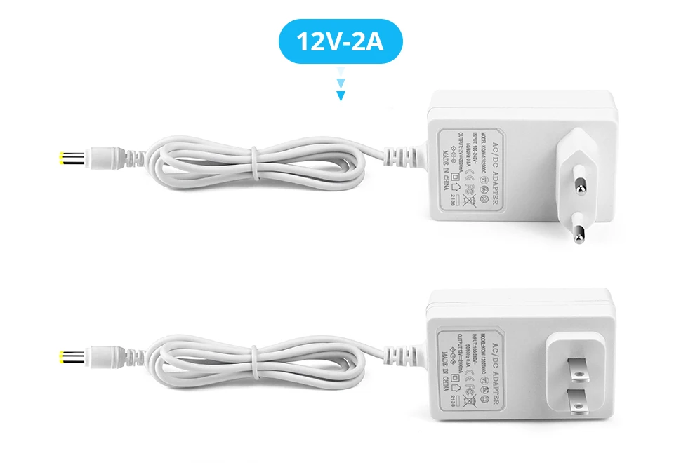 DC12V 24V 1A 2A 3A Lighting Transformer White Power Adapter Electronic Power Supply For LED Strips Bar LED Driver Power Charger