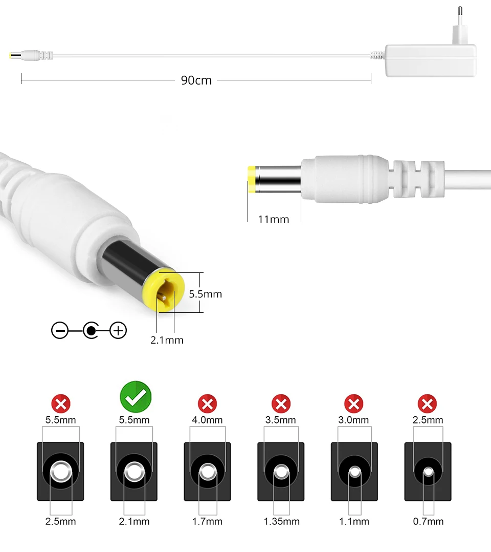 DC12V 24V 1A 2A 3A Lighting Transformer White Power Adapter Electronic Power Supply For LED Strips Bar LED Driver Power Charger