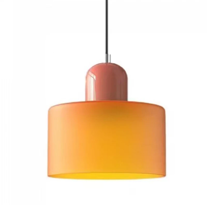 Nordic Modern Glass Bedroom Bedside Long Line Small Chandelier Restaurant Bar Chandelier Simple Lighting Atmosphere Lamp E27