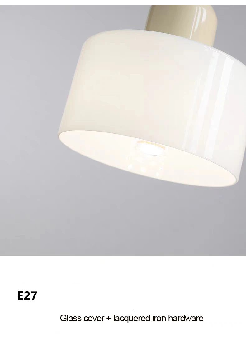 Nordic Modern Glass Bedroom Bedside Long Line Small Chandelier Restaurant Bar Chandelier Simple Lighting Atmosphere Lamp E27