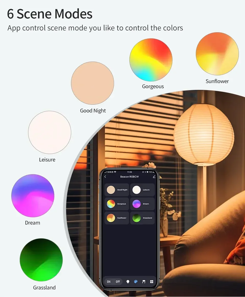 Tuya Smart Bluetooth LED Light Bulbs Smart Life APP E27 220V 9W 15W 18W BT Lamp RF 2.4GHz Remote Group Control for Bedroom Decor