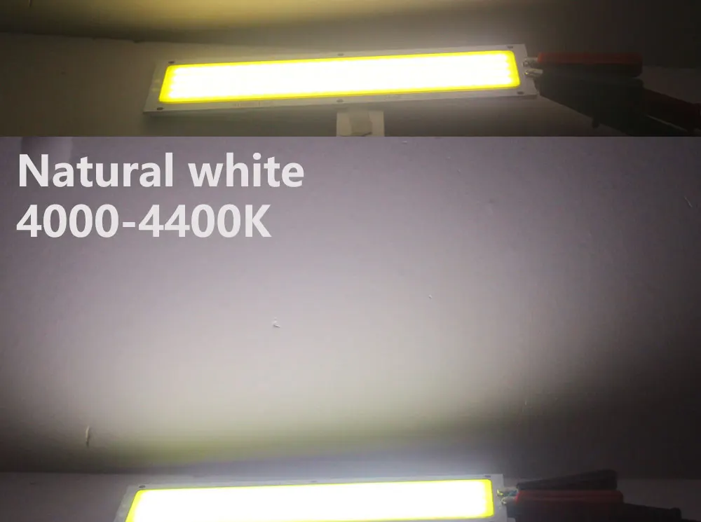 SUMBULBS 120x36mm DC 12V LED COB 16W Chip Light Source Strip Bulb Panel Warm Natural Cold White Blue Red Green For DIY Car Lamp