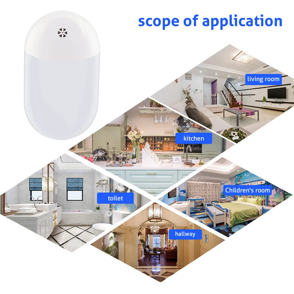 Plug in LED Night Light - Plug-and-Play Automatic Dusk to Dawn Photocell Sensor Night Lighting Lamp, Plug-in Wall Light