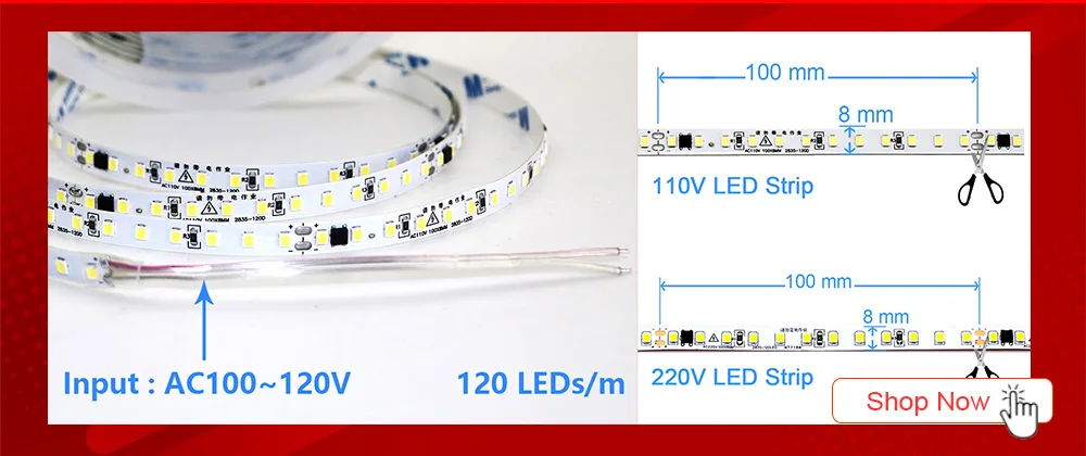 5M 600LEDs LED Strip 2835 DC12V 24V 120LEDs/m Home Lamp Strip Red Ice Blue Green Yellow Pink Flexible And Cuttable Soft Lamp Bar