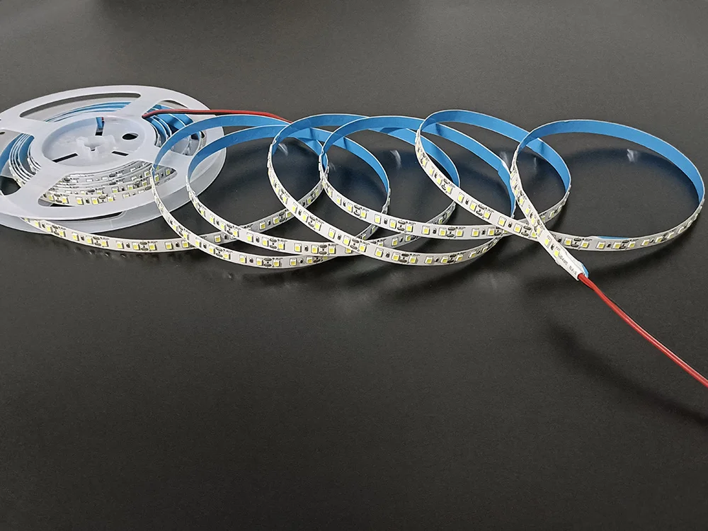 5M 600LEDs LED Strip 2835 DC12V 24V 120LEDs/m Home Lamp Strip Red Ice Blue Green Yellow Pink Flexible And Cuttable Soft Lamp Bar