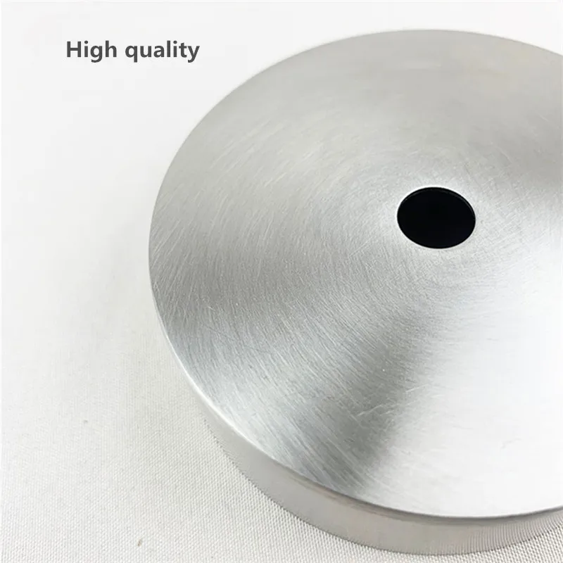 Stainless Steel Ceiling Plate High Quality Pendant Lamp Disc Fixed Base Silver Round Straight-side Panel Lamp Accessories Canopy