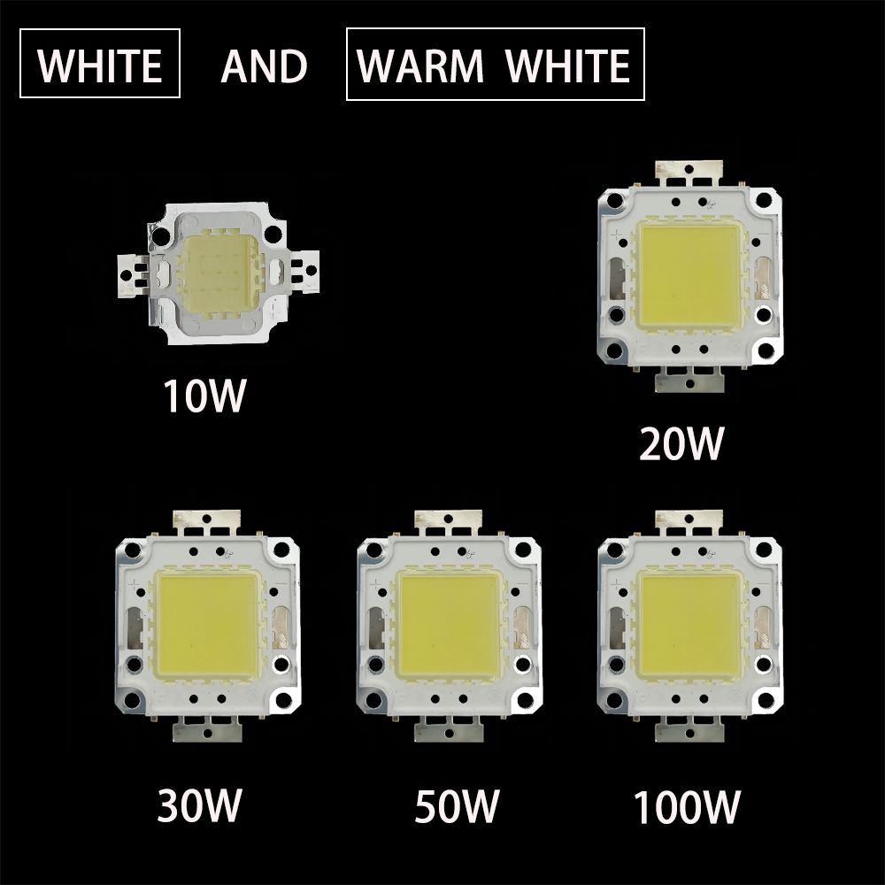 AvvRxx LED Bead 10W 20W 30W 50W 100W Integrated High Power Cob 24*40MIL 6500K 3500K For Highbay Floodlights Street Lights