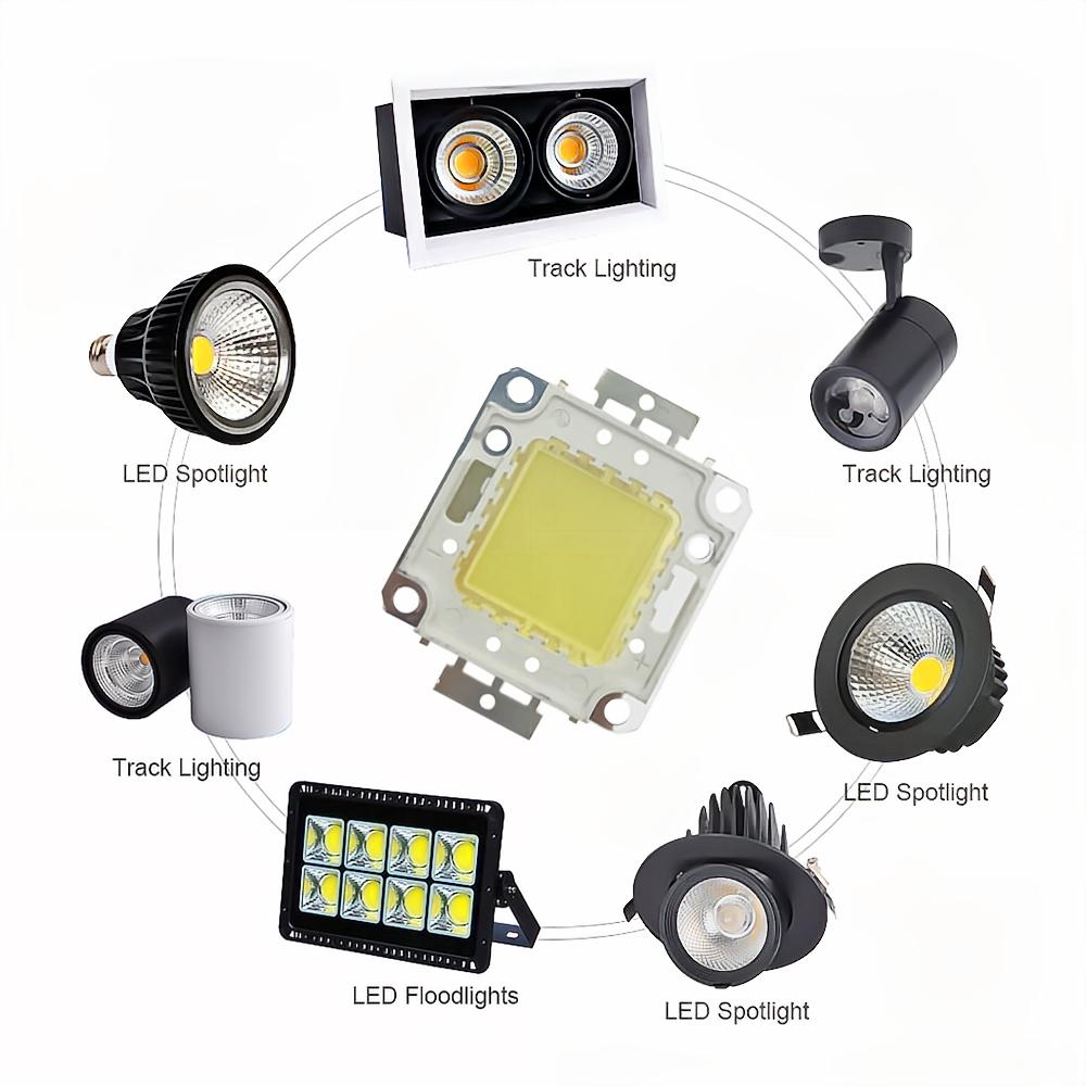 AvvRxx LED Bead 10W 20W 30W 50W 100W Integrated High Power Cob 24*40MIL 6500K 3500K For Highbay Floodlights Street Lights