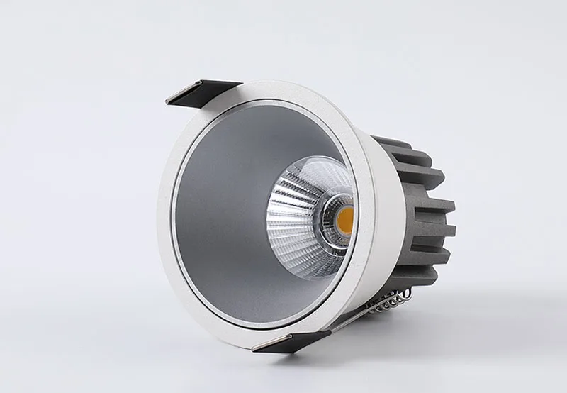 Recessed Dimmable Led COB Downlight Ceiling Lamp Spotlight Aluminum Light 7W10W12W15W 20W24W AC110V 220V For Home Office Store