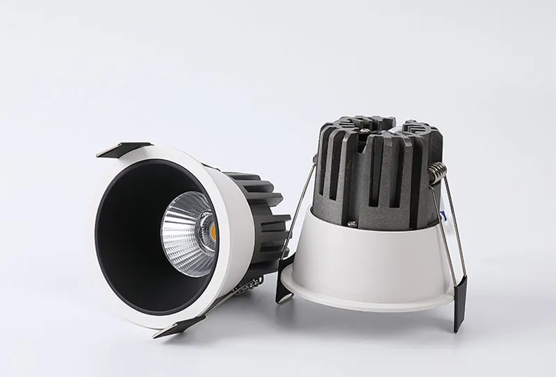 Recessed Dimmable Led COB Downlight Ceiling Lamp Spotlight Aluminum Light 7W10W12W15W 20W24W AC110V 220V For Home Office Store
