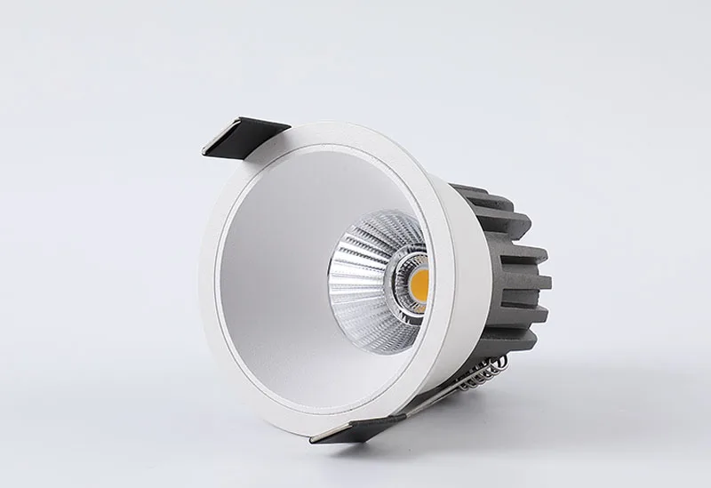 Recessed Dimmable Led COB Downlight Ceiling Lamp Spotlight Aluminum Light 7W10W12W15W 20W24W AC110V 220V For Home Office Store