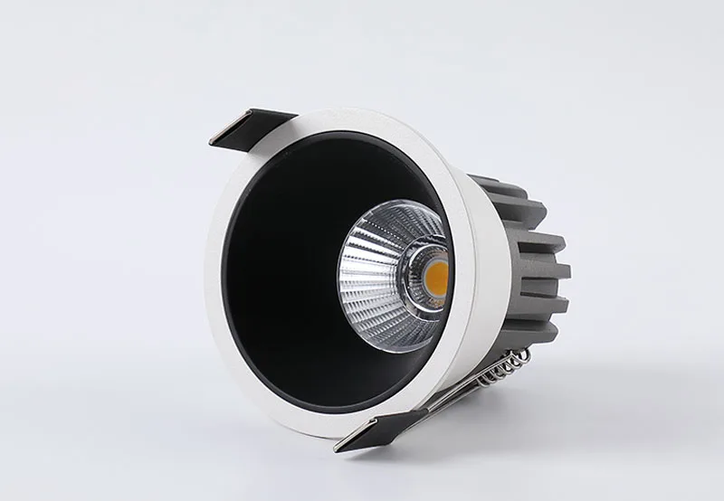 Recessed Dimmable Led COB Downlight Ceiling Lamp Spotlight Aluminum Light 7W10W12W15W 20W24W AC110V 220V For Home Office Store